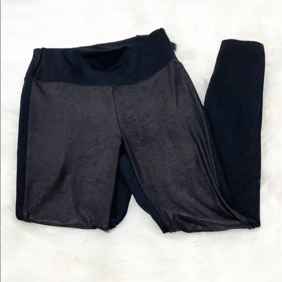 Spanx | Faux Leather Panel Leggings - Picture 3 of 8